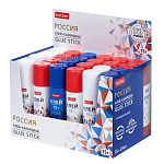 КЛЕЙ КАРАНДАШ 15 Г. ХАТБЕР. РОССИЯ, КАРТ. ДИСПЛЕЙ-ВИТРИНА /24/