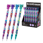 КАРАНДАШ АВТ. 0.7 ММ. ERICHKRAUSE BAMBINO JELLY BEAR, HB, АССОРТИ, ВЕРТ. ДИСПЛЕЙ /24/864/