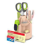 Набор настольный вращающийся пластиковый ErichKrause® Mini Desk, Powder, ассорти из 4 цветов