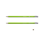 КАРАНДАШ Ч/Г ERICHKRAUSE JOY® REEF, HB, ПЛАСТ, СУПЕРСТИРАЕМ. С ЛАСТИКОМ, ТУБУС /42/336/2688/