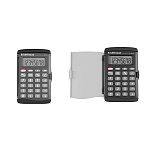 КАЛЬКУЛЯТОР 08 РАЗР. ERICHKRAUSE PC-131, КАРМАННЫЙ, ЧЕРНЫЙ /50/200/