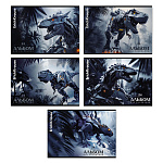 АЛЬБОМ Д/РИС. 24 Л. A4, ERICHKRAUSE TECHNO DINO, НА СКОБЕ, MIX-PACK /5/40/ 