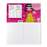 ТЕТРАДЬ 12 Л, КЛ. ERICHKRAUSE BUBBLE GIRL, ВЫБ. УФ-ЛАК, MIX-PACK /10/280/ 