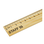 ЛИНЕЙКА 15 СМ, STAFF, КАНАДСКАЯ СОСНА /144/