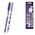 Набор из 4 ручек шариковых ErichKrause Neo® Stick Space Anime 0.7, Super Glide Technology, цвет чернил синий (в пакете)