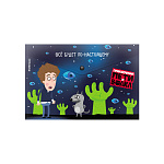 Папка-конверт на кнопке пластиковая ErichKrause Приключения Пети и Волка, A4, ассорти (в пакете по 12 шт.)