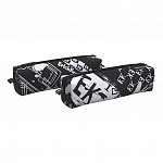 ПЕНАЛ ERICH KRAUSE® BLACK LOGO, КВАДРО, MINI, ЧЕРНО-БЕЛЫЙ /120/