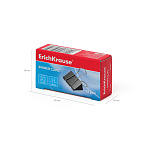 ЗАЖИМ Д/БУМАГ 15 ММ/12 ШТ ERICHKRAUSE, ЧЕРНЫЙ /12/360/