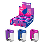 ТОЧИЛКА ПЛАСТ. ERICHKRAUSE CITY MINI, VIVID, КОНТЕЙНЕР, АССОРТИ, ДИСПЛЕЙ /28/784/ РФ