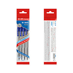 Набор из 4 ручек шариковых автоматических ErichKrause R-301 Matic Classic 1.0, цвет чернил синий (в пакете)