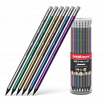 КАРАНДАШ Ч/Г ERICHKRAUSE JOY® METALLIC, HB, ПЛАСТ. КРУГЛЫЙ. С ЛАСТИКОМ /42/336/2688/