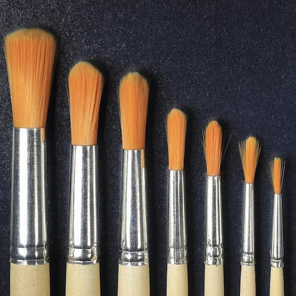 КИСТЬ СИНТЕТИЧЕСКАЯ №06, КРУГЛАЯ /25/