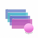 КОНВЕРТ ПЛАСТ. НА МОЛНИИ, ERICHKRAUSE FIZZY VIVID TRAVEL ZIP, 0,14 ММ, АССОРТИ /12/
