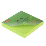 БЛОК Д/ЗАПИСИ 75*75 ММ, 100Л, ХАТБЕР NEON, ЗЕЛЕНЫЙ /12/