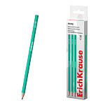 КАРАНДАШ Ч/Г ERICHKRAUSE PRIME, HB, ПЛАСТ, ШЕСТИГРАН. БИРЮЗОВЫЙ /12/144/2880/