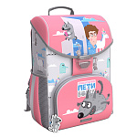 Ученический ранец с грудной перемычкой ErichKrause ErgoLine® 15L Приключения Пети и Волка (Полёт)