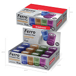 ТОЧИЛКА МЕТАЛ. ERICHKRAUSE FERRO CONTAINER PLUS, 2 ОТВЕРСТИЯ, С КОНТЕЙНЕРОМ, АССОРТИ /12/36/360/