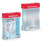 МАРКЕР ТЕКСТ. ERICHKRAUSE VISIOLINE V-17 PASTEL, ГОЛУБОЙ /12/144/864/