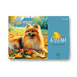 АЛЬБОМ Д/РИС. 40 Л. А4, СВЕТОЧ. ЗОЛОТАЯ ОСЕНЬ, КЛЕЕВ. СКРЕП. /4/16/