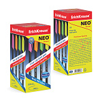 РУЧКА ШАР. ERICHKRAUSE NEO® ACCENT, СИНИЙ /50/200/2400/