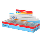 ЛИНЕЙКА 30 СМ, ERICHKRAUSE CLEAR, ПРОЗР. /45/225/ РФ