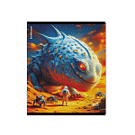 ТЕТРАДЬ 48 Л, А5, КЛ. ERICHKRAUSE COSMO DRAGONS, ГЛЯНЦ. ЛАМ. MIX-PACK /5/100/