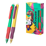 РУЧКА ГЕЛ. АВТ. ERICHKRAUSE KIDDY MATIC&GRIP DINO ART 0.5, СТИРАЕМ. СИНИЙ /10/120/1440/