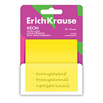БЛОК Д/ЗАПИСИ 75*75 ММ, 50Л. ERICHKRAUSE NEON, ПЛАСТ. АССОРТИ /24/432/