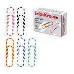 СКРЕПКИ 33 ММ/100 ШТ. ERICHKRAUSE ЗЕБРА, ПОЛОСАТЫЕ /24/144/