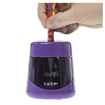 ТОЧИЛКА ЭЛЕКТРИЧЕСКАЯ ХАТБЕР МУЛЬТИ, ЗАП. ЛЕЗВИЕ, ПРОЗР. ПВХ-БОКС /12/