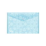 КОНВЕРТ ПЛАСТ. НА КНОПКЕ, A4, ERICHKRAUSE PASTEL DOTS, 0.18 ММ, АССОРТИ /12/240/ РФ