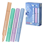 МАРКЕР ТЕКСТ. ERICHKRAUSE VISIOLINE V-17 PASTEL BLOOM, АССОРТИ 4 ЦВ, /12/144/864/