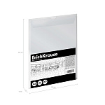 ПАПКА ДЛЯ ЧЕРЧЕНИЯ 20 Л, А4, ERICHKRAUSE. ART, ПЛАСТ. БЕЗ РАМКИ, БЕЛЫЙ /25/