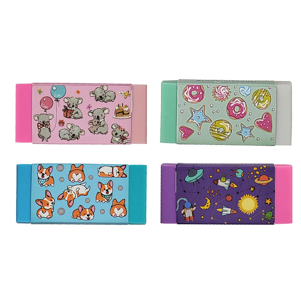 ЛАСТИК BV. ВЕСЁЛАЯ ГРАФИКА, 4 ВИДА /24/