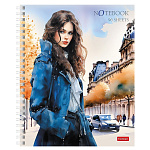 ТЕТРАДЬ 96 Л, А5, КЛ, ХАТБЕР. НЕЗНАКОМКИ,  ЛАМ. SOFT-TOUCH, НА ГРЕБНЕ /2/48/ РФ