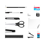 НАСТОЛЬНЫЙ НАБОР ERICHKRAUSE OFFICE, СЕРЫЙ /1/24/ РФ