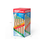 РУЧКА ШАР. ERICHKRAUSE R-301 ORANGE 0,7 STICK, ЗЕЛЕНЫЙ /50/400/3200/