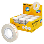 Клейкая лента ErichKrause Crystal, повышенной прозрачности, 12ммх33м (в дисплее по 45 шт.)