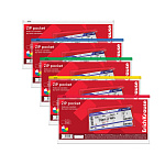 КОНВЕРТ ПЛАСТ. НА МОЛНИИ, 25.5*13 СМ, ERICHKRAUSE, 0,14 ММ, ПЛОТ, ПРОЗР. /12/240/