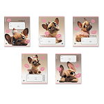 ТЕТРАДЬ 18 Л, ЛИН. ERICHKRAUSE FRENCHIE, ВЫБ. УФ-ЛАК, MIX-PACK /10/200/