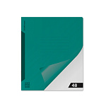 ТЕТРАДЬ 48 Л, А5+, КЛ. ERICHKRAUSE COVERPROBOOK REEF, БИРЮЗОВЫЙ, ПЛАСТ. ОБЛ. НА СКОБЕ /5/100/