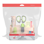 Набор настольный пластиковый ErichKrause® Leader, Powder, розовый