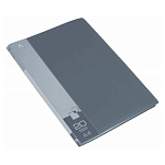 ПАПКА С ФАЙЛАМИ НА 20 КАРМАНОВ. БЮРОКРАТ, СЕРАЯ /30//816932/РФ