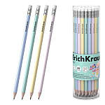 КАРАНДАШ Ч/Г ERICHKRAUSE СЛИВКИ, HB, КРУГЛЫЙ, С ЛАСТИКОМ, АССОРТИ, ТУБУС /42/252/2016/