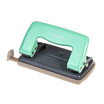 ДЫРОКОЛ ДО 12 Л. ХАТБЕР РЕКОРД, МЕТАЛЛ. С  ЛИНЕЙКОЙ, АССОРТИ /12/