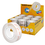 Клейкая лента ErichKrause Crystal, повышенной прозрачности, 18ммх33м (в дисплее по 36 шт.)