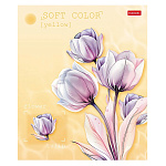 ТЕТРАДЬ 80 Л, А5, КЛ, ХАТБЕР. ЭСТЕТИКА ЦВЕТОВ, ЛАМ. SOFT-TOUCH, НА СКОБЕ /5/40/ РФ