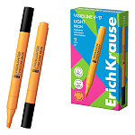 МАРКЕР ТЕКСТ. ERICHKRAUSE VISIOLINE V-17 LIGHT NEON, ОРАНЖЕВЫЙ /12/144/1728