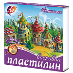 ПЛАСТИЛИН 12 ЦВ. ФАНТАЗИЯ, ЛУЧ, 180 ГР, ВОСКОВОЙ, СО СТЕКОМ, К/К /20/