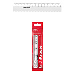 ЛИНЕЙКА 15 СМ, ERICHKRAUSE КЛАССИКА, ПЛАСТ. ВОЛНИСТЫЙ КРАЙ, БЕЛЫЙ, ПАКЕТ /20/240/